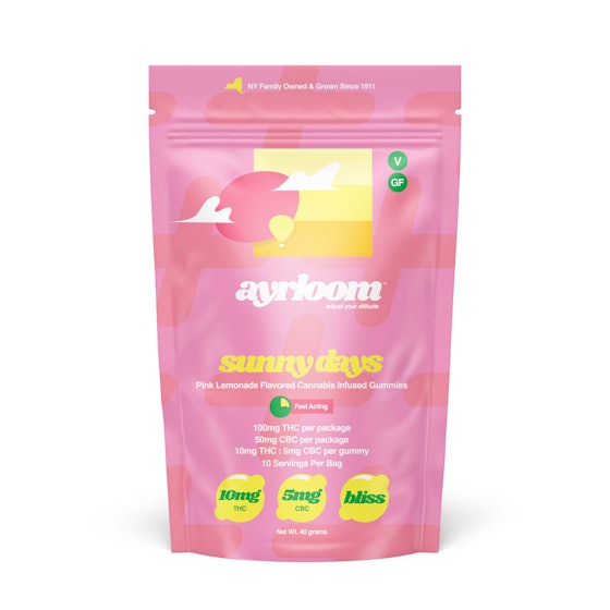 Ayrloom Sunny Days Gummy 10PK 100mg